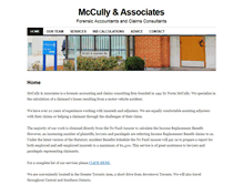 Tablet Screenshot of mccullyandassociates.ca